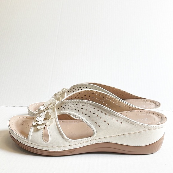 Slide Sandals with Arch Support Comfort Orthopedic Sandals Summer Sz 42 US 10 - Picture 4 of 13